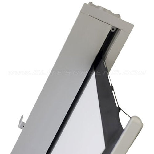 Elite Screens ITE120HW2-E8 Evanesce Tab-Tension Series 120\\" In-Ceiling Electric Motorized Front Projection Screen with 8\\" Top Drop, CineWhite