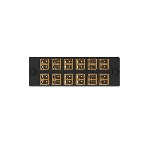 Panduit FAP12WEORORDLCZ 12 Position Keyed Standard Orange Duplex