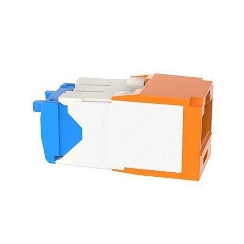Panduit CJ6X88TGOR Mini-Com Module Cat 6A UTP Keystone Jack, 8 Pos 8 Wire, Orange