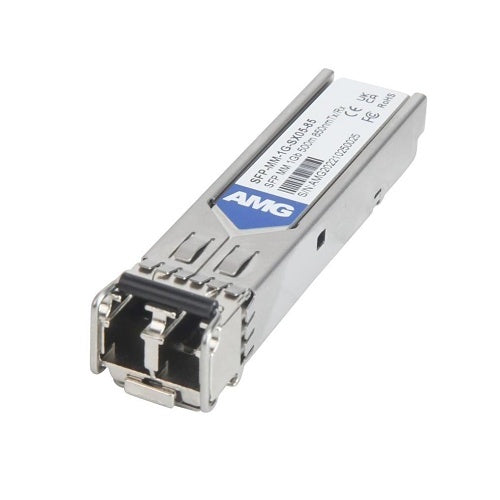 AMG Systems AMG570-8GAT-3S-P240-KM1 AMG570 Series Industrial 11-Port Managed Switch Kit, Includes (2) 1Gb Multimode SFP Modules, 52VDC DIN-Rail Power Supply, and PSU Equipment Mounting