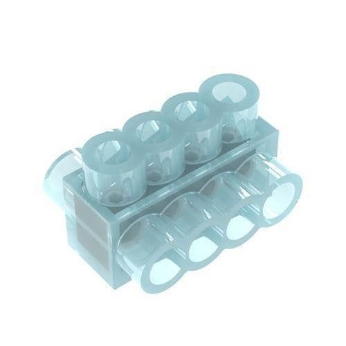 Panduit PCSB4-4-6Y Multi-Tap Connector, Double-S Double-Sided, Clear
