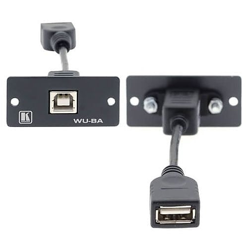 Kramer WU-BA(W) Wall Plate Insert, USB (B/A), White