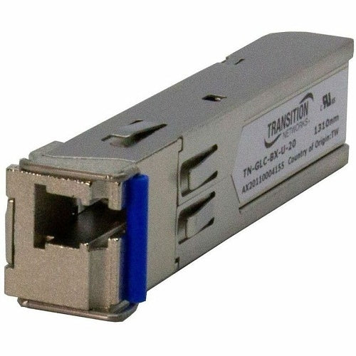Lantronix TN-GLC-BX-U-20 SFP Module Transceiver, Cisco Compatible, 1000B-BX, 1310/1490NM, 20m