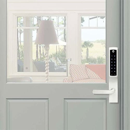 Yale YRM276-ZW2 Assure Lock for Andersen Patio Doors with Z-Wave Plus, Satin Nickel
