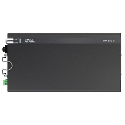 Middle Atlantic PDX-215C-SP NEXSYS 2-Outlet Compact PDU, Series Surge Protection, 15A