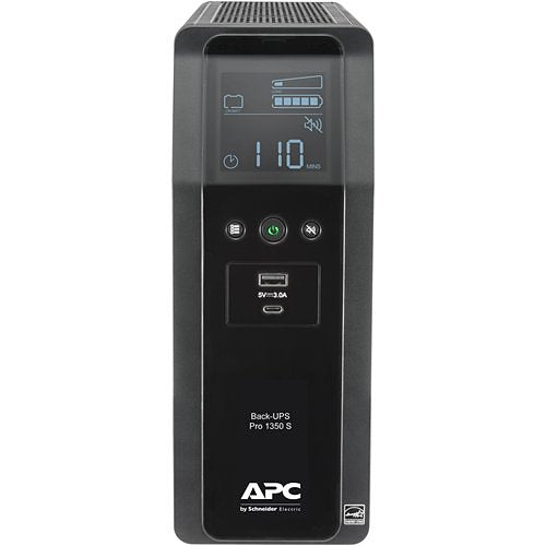 APC by Schneider Electric Back-UPS Pro BR BR1350MS 1350VA Tower UPS Image of 2G-BR1350MS