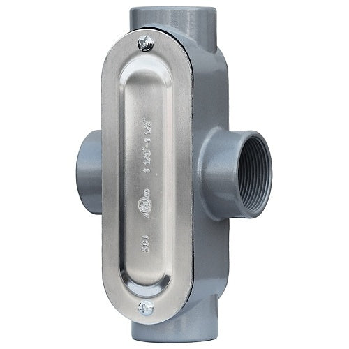 Dottie X75CG Conduit Adapter, 3/4\\" Threaded Conduit Body with Cover and Gasket