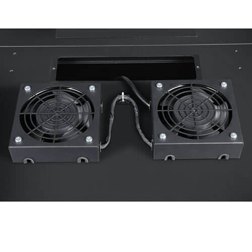 Tripp Lite SRFANWM SmartRack Wall-Mount Roof Fan Kit, 2x 120V High-Performance Fans, 210 CFM, 5-15P Plug