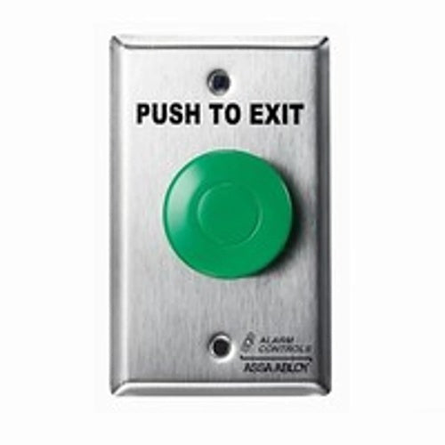 Alarm Controls TS-14RDG Request to Exit Station with Pneumatic Timer and Red Mushroom Push Button