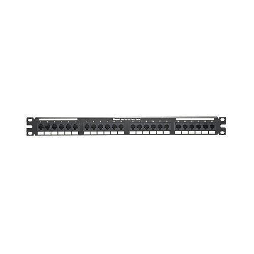 Panduit DP24688TGY Patch Panel, CAT 6 Flat, 24 Port, Grey
