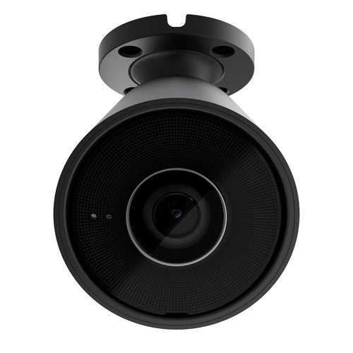 AJAX 79025.217.BL1 BulletCam 5MP Wired AI-Powered Security IP Camera, 4mm Fixed Lens, Black