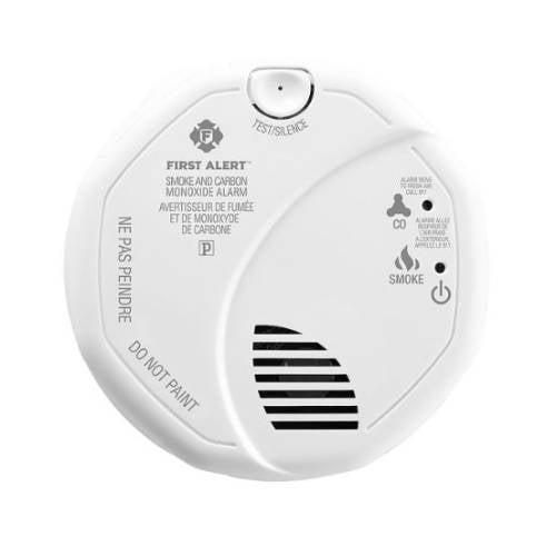 First Alert SC7010BA Hadwired Combination Smoke and CO Alarm with Battery Backup