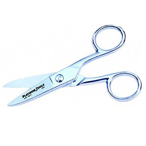 Platinum Tools 10517C 5" Run Electrician's Scissors