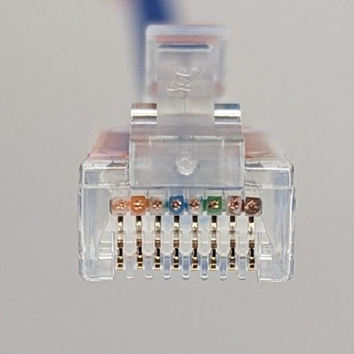 ICC ICPCSM05BL CAT5e Clear Boot Patch Cord, 5\', 25-Pack