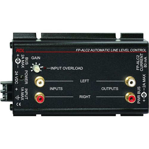RDL FP-ALC2 Automatic Level Control Stereo RCA Jack Image of RL-FPALC2
