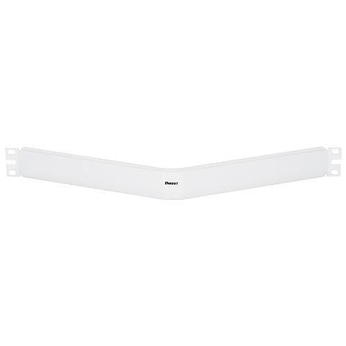 Panduit CPAF1WH Angled Filler Panel 1RU, White