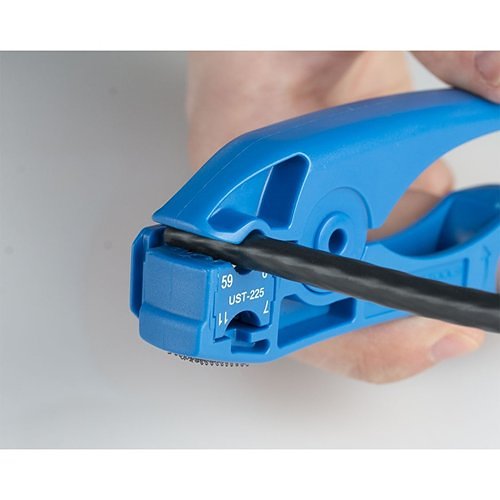 Jonard Tools UST-125 Crimping and Punch Down Tool, Coax Stripping Tool with UST-225 Blade
