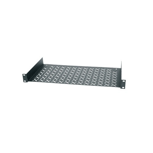 Middle Atlantic UTR1-RP12 1U RMS Mounting Rack Shelf, 10\\" Depth, 25 lbs Weight Capacity, 12-Pack
