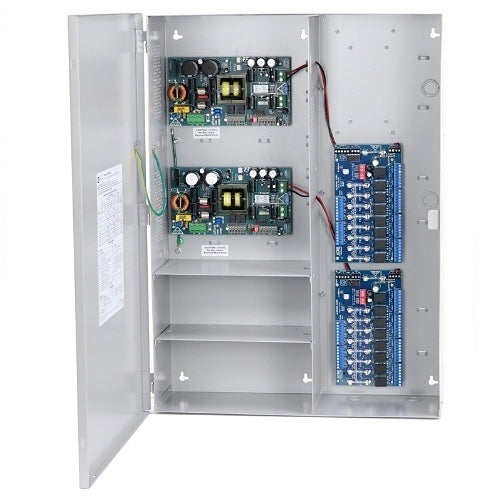 Altronix Maximal77F Access Power Controller w/ Power Supply Chargers, 16 Fused Relay Outputs, Dual 24VDC P/S at 9.7A each, FAI, LinQ2 Ready, 115VAC, BC800 Enclosure