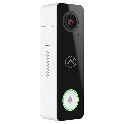 Alarm.com ADC-VDB750 2MP Wi-Fi Video Doorbell Camera, Black and White