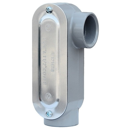 Dottie LL125CG Conduit Adapter, 1-1/4\\" Ll Threaded Conduit Body with Cover and Gask