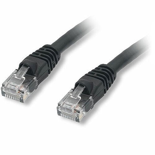 Comprehensive CAT6-100BLK CAT6 Patch Cable, 550 MHz, Snagless, 100\' (30.4m), Black Image of RH-CAT6100BL