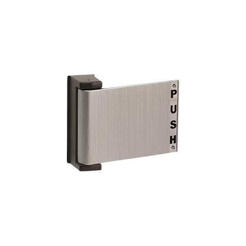 Adams Rite 4590-02-01-628 Flat Deadlatch Paddle, Push to Left, for 1-13/16 In. to In. Thick Door, RHR or Exterior of LH, Satin Aluminum