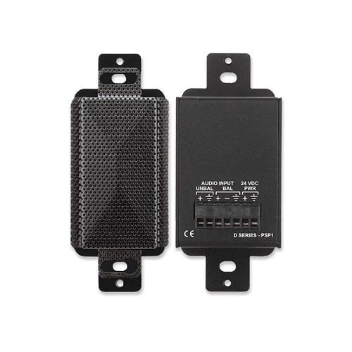 RDL DB-PSP1F Decora-Style Active Loudspeaker, Black