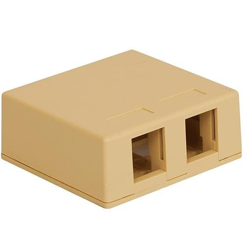 ICC Surface Mount Box with 2 Ports Image of H2-107BC2IV