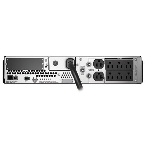 APC SMT2200RM2U Smart-UPS, Line Interactive, 2200VA, Rackmount 2U, 120V, 6xNEMA 5-15R+2xNEMA 5-20R outlets, SmartSlot, AVR, LCD