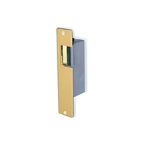 Trine 005-12DC 00 Series Light Commercial Electric Strike, 12VDC, Brass Powder Coated