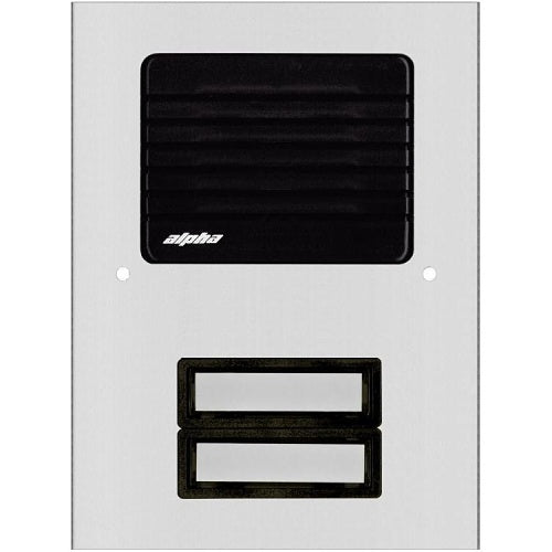 Alpha ES512/02 Plastic Button Long Sleeve Panel, Economic Aluminum