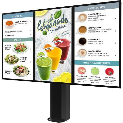 Peerless-AV KOF555-2 55\\" Outdoor Dual-Display Digital Menu Board