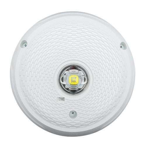 System Sensor SCWKLED-P L-Series Outdoor Ceiling Strobe with LED, White