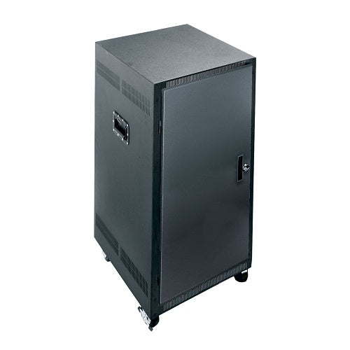 Middle Atlantic PTRK-2726 PTRK Series 27U RMS Portable Rolling 4-Post Floor Standing Rack, 26\\" Depth