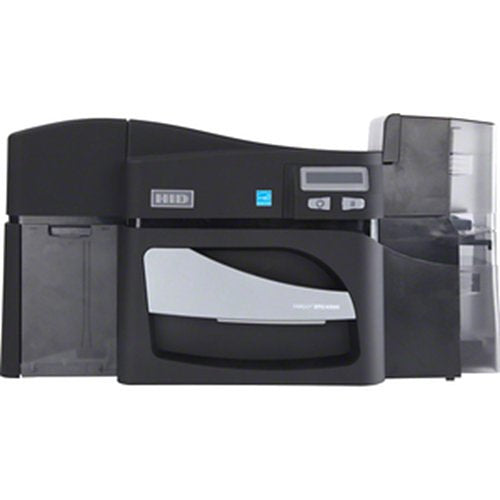 HID FARGO Dtc4500e Dye Sublimation/Thermal Transfer Printer Color Black, Gray Desktop Card Print