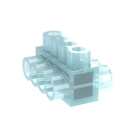 Panduit PCSB4-4-6Y Multi-Tap Connector, Double-S Double-Sided, Clear