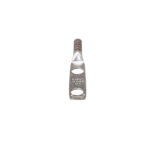 Panduit LCC2-12-Q Compression Connector Lug, 2-Hole, #2AWG, Copper