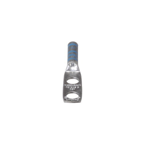 Panduit LCC6-56BW-L Compression Connector Lug, 2-Hole, #6AWG, Copper