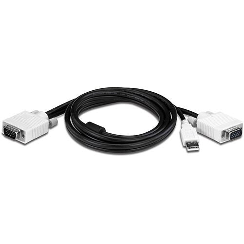 TRENDnet TK-209K 2-Port USB KVM Switch Kit with Audio, White