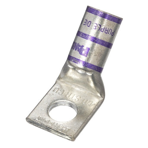 Panduit LCA4/0-12H-X Copper Compression Connector Lug, 1-Hole, 4/0AWG