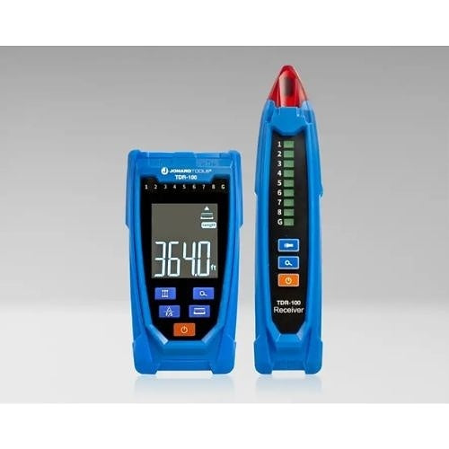 Jonard Tools TDR-100 Network Cable Tester and TDR, 6.6-1312\' Detection