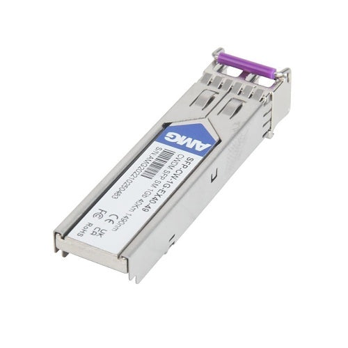 AMG Systems SFP-CW-1G-EX40-49 2-Fiber SFP Singlemode CWDM, LC Connectors, 1490nm, 1GB