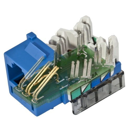 Hubbell HXJ6GN24 XCELERATOR CAT6 Modular Jack, Green
