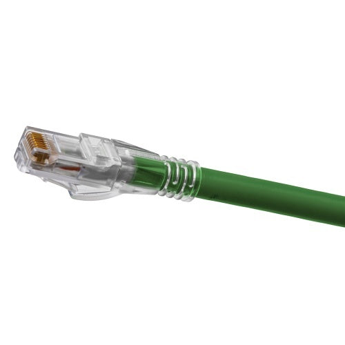 Hubbell HC6AGN45 CAT6A Slim Patch Cord, Ascent, 45\', Green