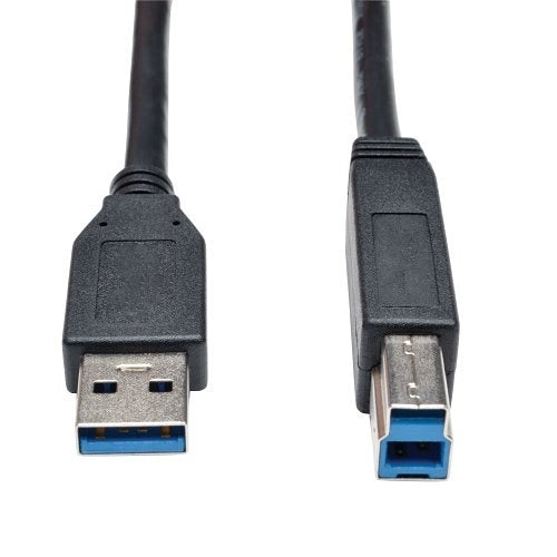 Tripp Lite U322-015-BK USB 3.2 Gen 1 SuperSpeed Device Cable (A to B M/M) Black, 15\' (4.57 m)
