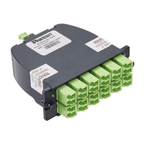Panduit FC2WA-24-10AS OptiCom MPO-LC Fiber Cassette OM5, 24-Fiber, Method A, Ultra IL