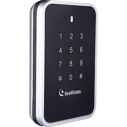 GeoVision GV?RKD1352 Card Reader with Keypad, 13.56 MHz Mifare, DESFire EV2, OSDP Image of GU-RKD1352
