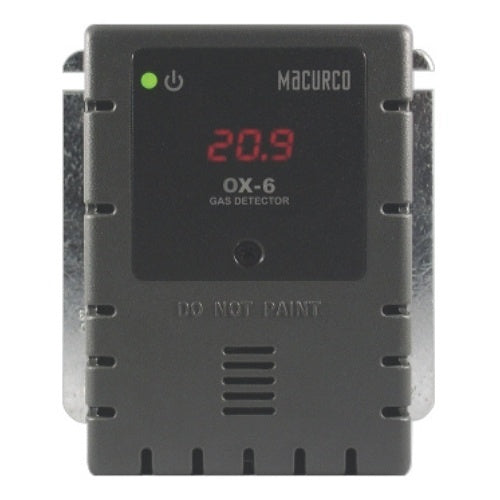 Macurco OX-6 Oxygen O2 (Low Voltage) Fixed Gas Detector Controller Transducer