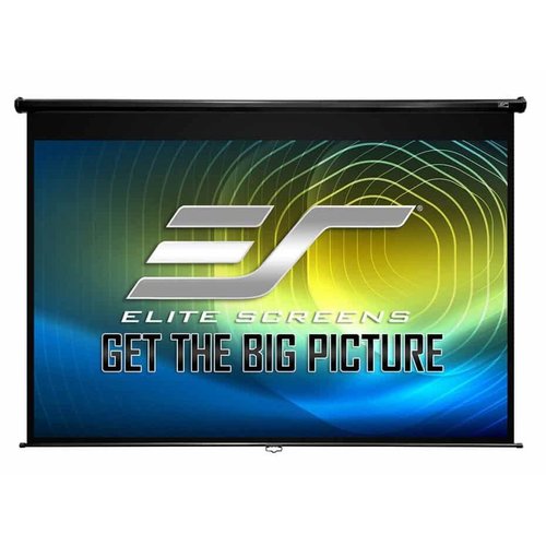 Elite Screens M100XWH-E24 100\\" Manual Series Projection Screen, 16:9, CineWhite